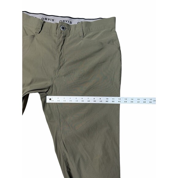 Orvis Pants Men's 38x32 Out Of Office Green Tech Performance Stretch Outdoor - Picture 10 of 12